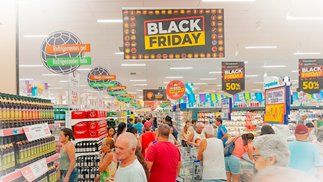 Supermercados lideraram a Black Friday com alta de 26,2%