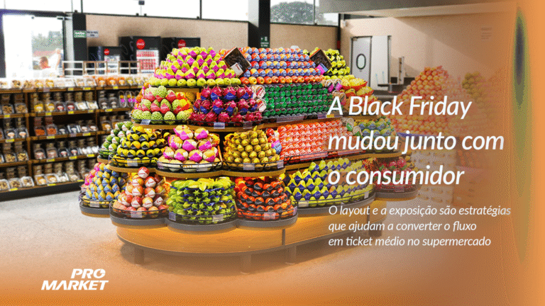 Black Friday no varejo alimentar: Como layout e exposição estratégica convertem fluxo em ticket médio