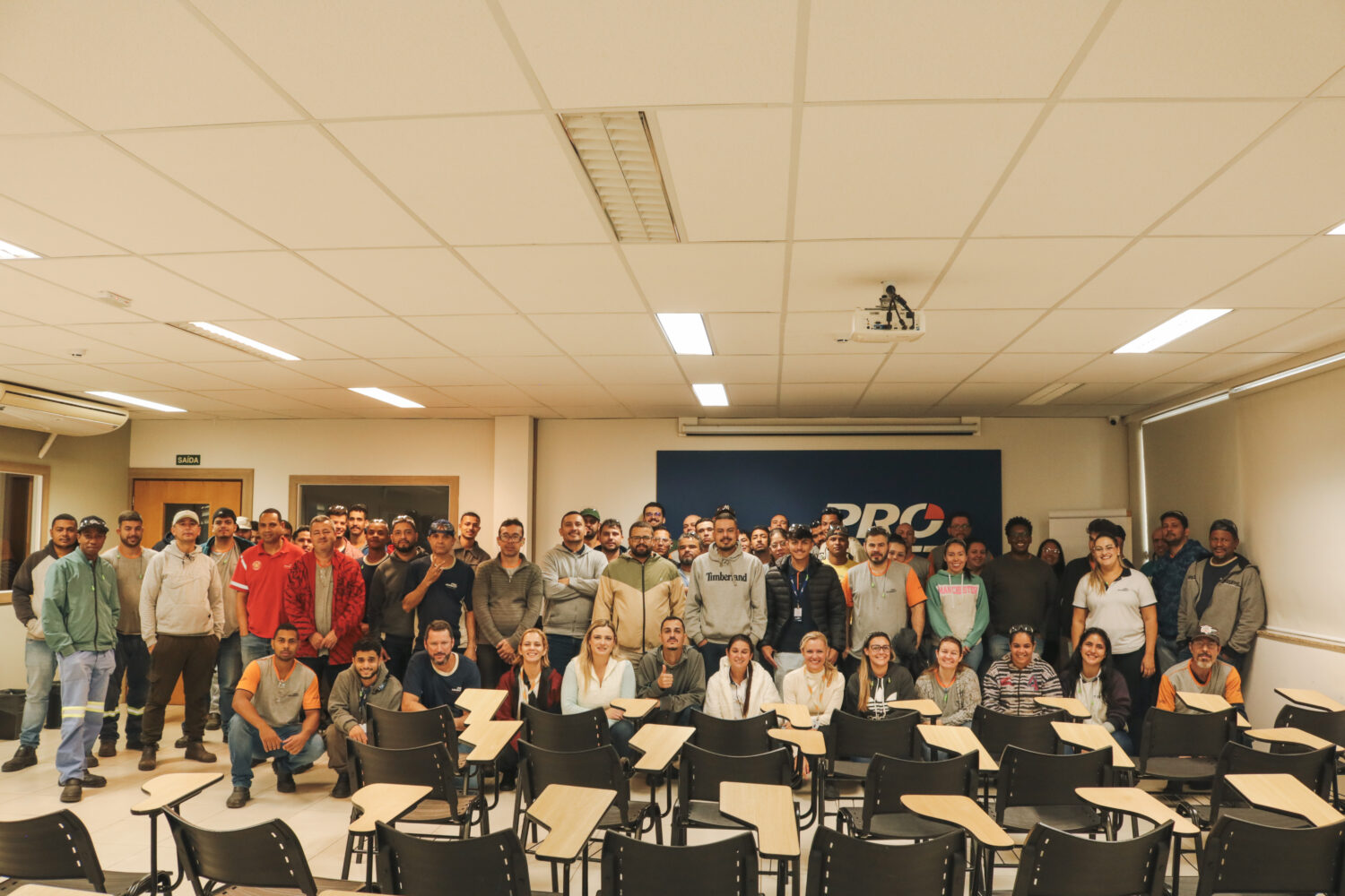 Colaboradores da ProMarket participando da palestra educativas na SIPAT 2026